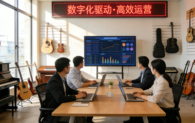 乐器外贸企业全流程数字化转型落地 钜茂系统保驾护航